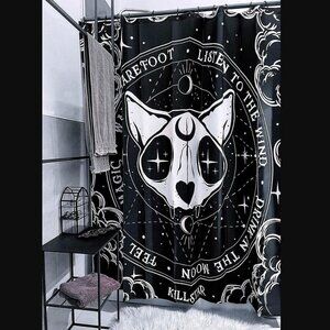 Retired! Bathroom Witch Shower Curtain